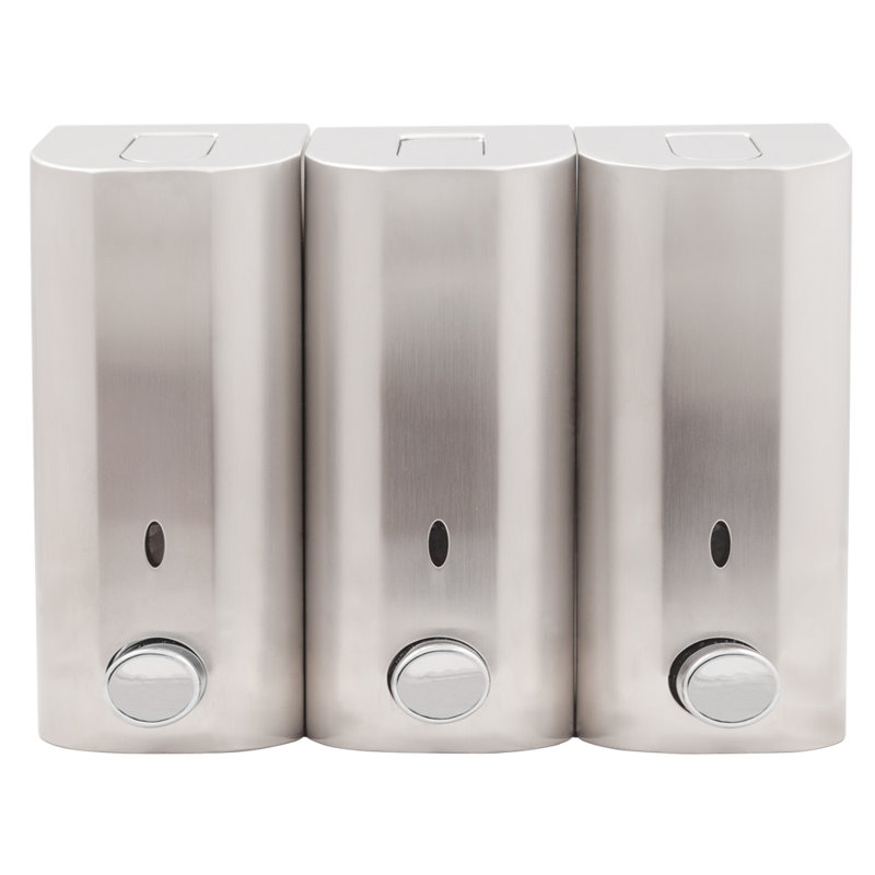 Zadro Triple Stainless Steel Shower Dispenser & Reviews Wayfair